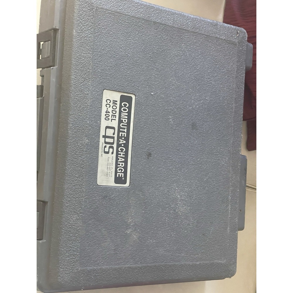 CPS CC-400 Compute-A-Charge Automatic Precision Charging and Recovery Computer .